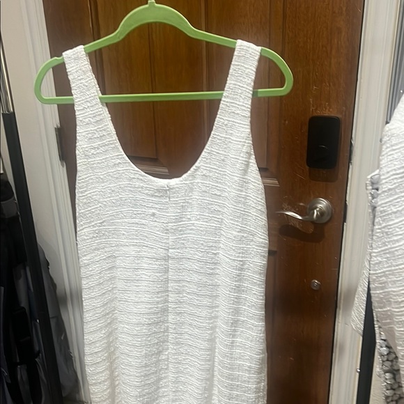 Boston Proper White Textured Blazer and dress Set 16 formal - Picture 5 of 8